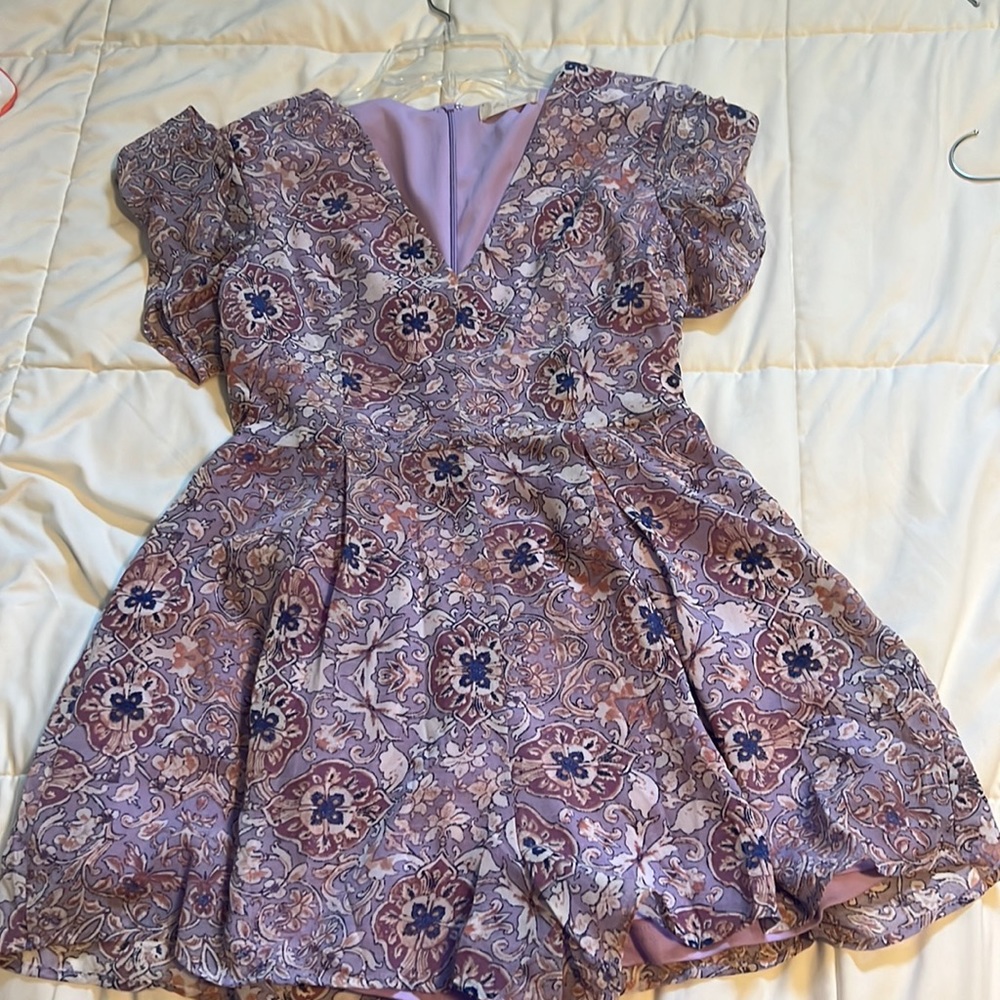 purple altard state size small romper